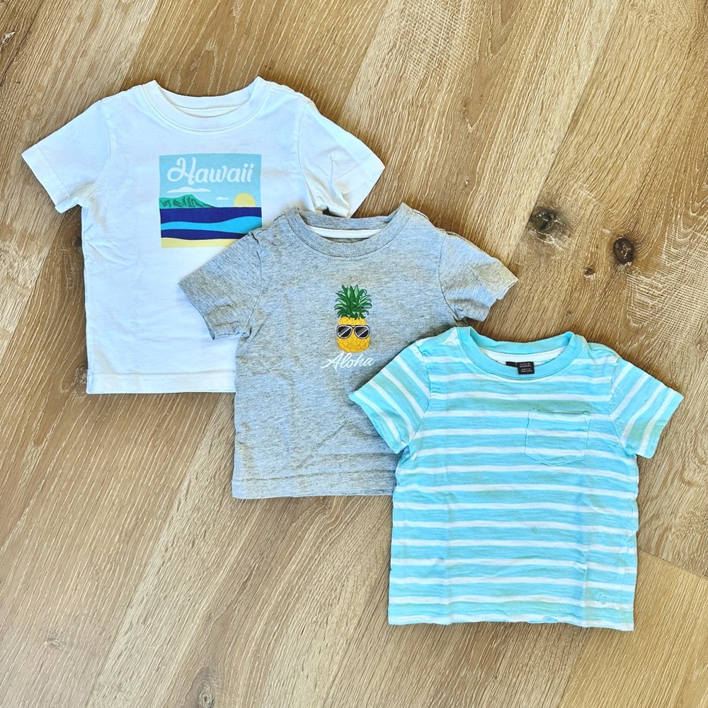 Set of 3 Janie & Jack tshirts, size 12-18